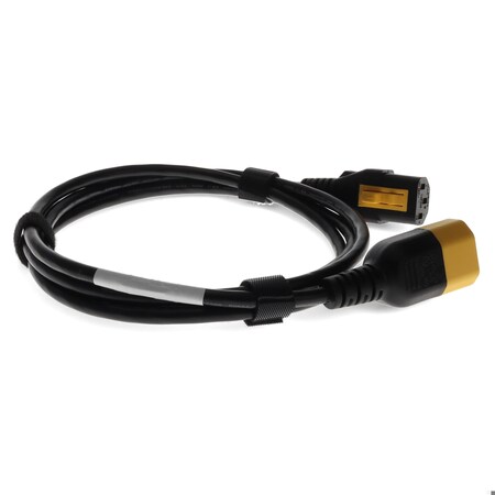 Add-On 6FT C13 FEMALE TO C14 MALE 18AWG 100-250V AT 10A BLACK POWER CABLE ADD-C13LK2C14LK18AWG6FT